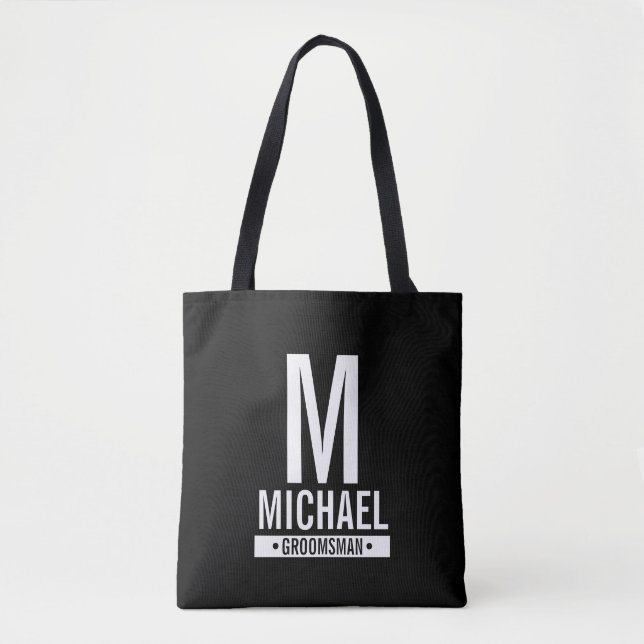 Tote Monograma personalizado e Bolsa Ba (Frente)