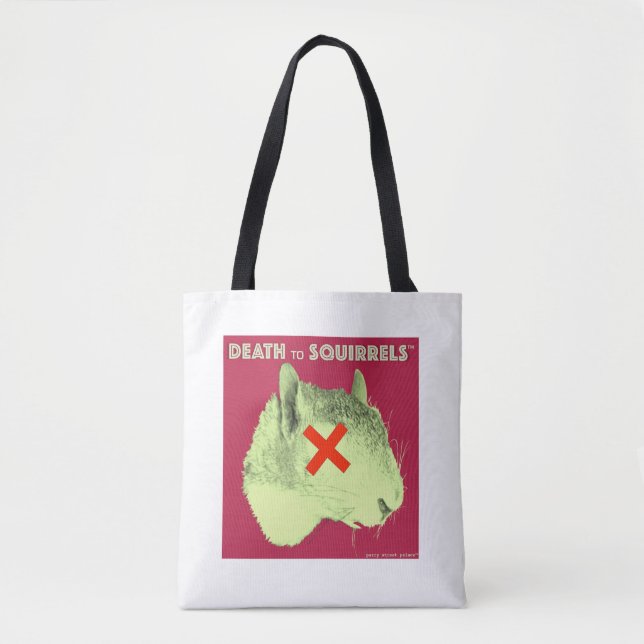 Tote MORTE ao MED do bolsa de SQUIRRELS™. branco (Frente)