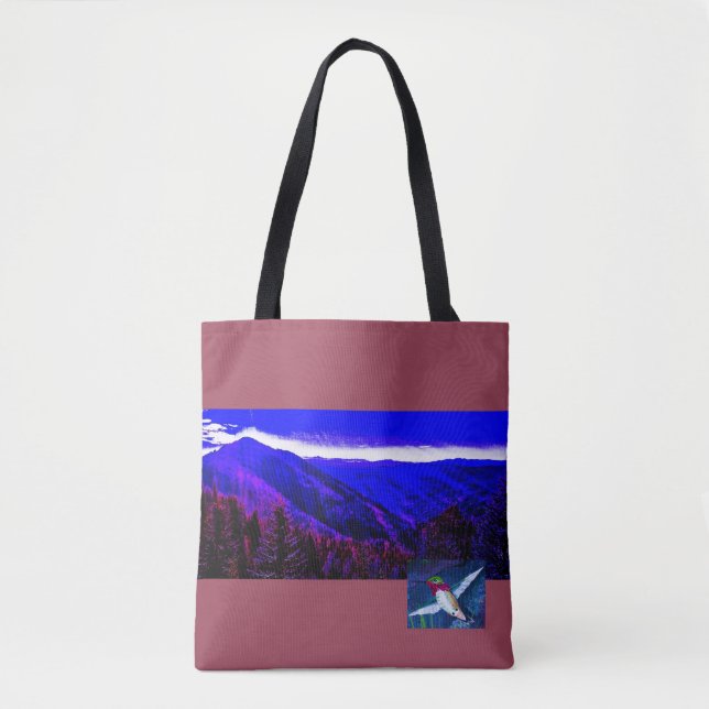Tote Mountain Hummingbird Bolsa Baag (Frente)