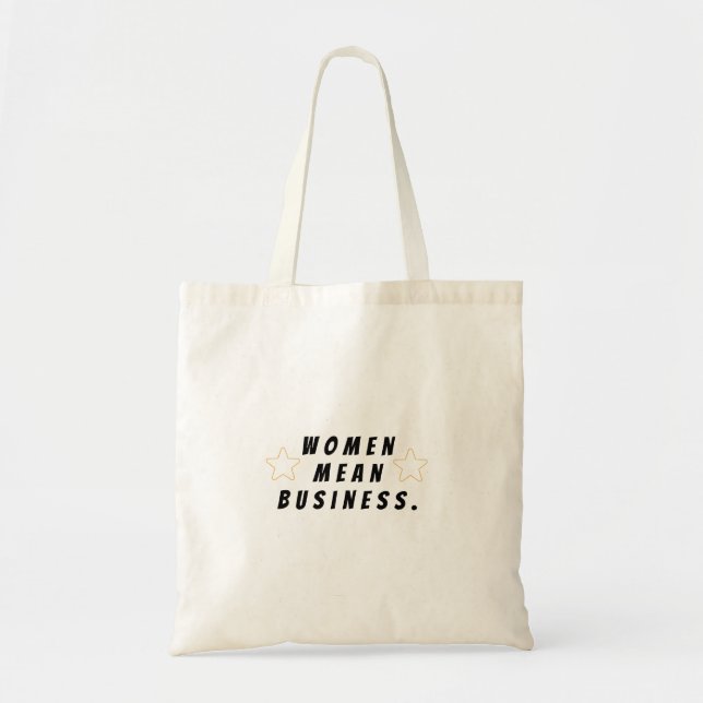 Tote Mulheres significa Bolsa de negócios (Frente)