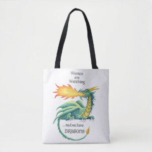 Tote Mulheres têm dragões - bolsa do ombro