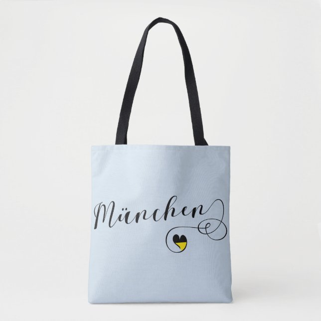 Tote München Heart Bolsa de compra, Baviera Munique (Frente)