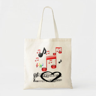 Tote Música musica de bolsa de bolsa de orçamento