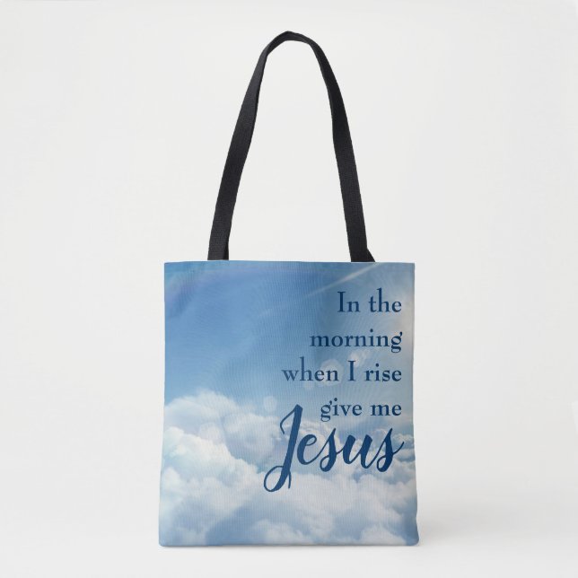 Tote Na manhã (o bolsa frente e verso) (Frente)