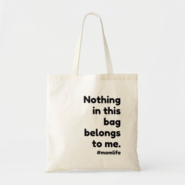 Tote Nada nesta bolsa me pertence  (Frente)