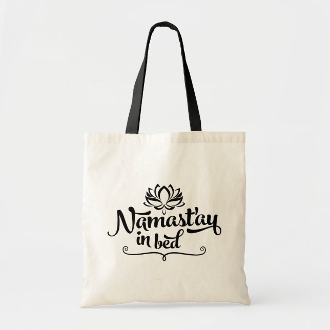 Tote Namaste Funny Quote Bolsa (Frente)