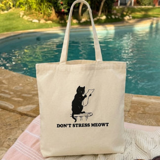 Tote Não Estresse a Bolsa de Gato Meowt, presentes para