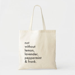 Tote "Não sem o bolsa de óleos essenciais"