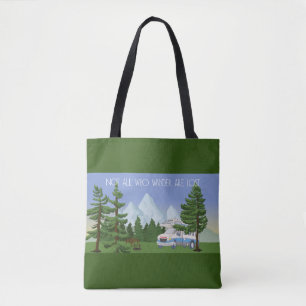 Tote Não tudo que Wander é perdido - o bolsa verde