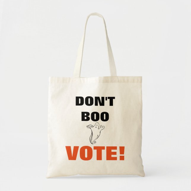 Tote Não votem no Boo! - 1 Bolsa orçamental (Frente)