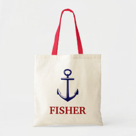 Tote Náutico com a bolsa de praia conhecida azul
