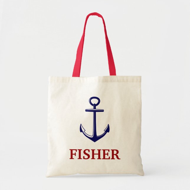 Tote Náutico com a bolsa de praia conhecida azul (Frente)