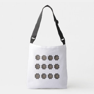 Tote-Navy Mandala Efeito 3D Sacola Tote