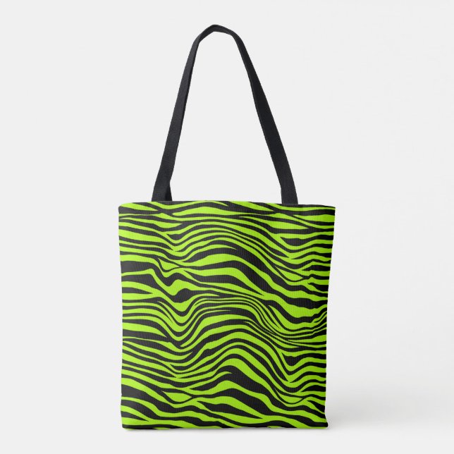 Tote Neon Green Safari Bolsa (Verso)