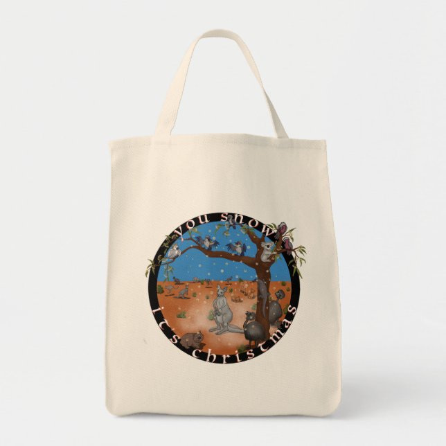 Tote Neve é bolsa de Natal (Frente)