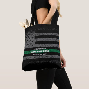 Tote No Loving Memory Militar American Flag Bolsa