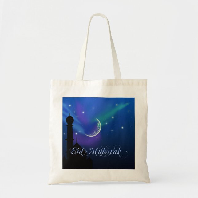 Tote Noite mágica de Eid - o bolsa islâmico do (Frente)