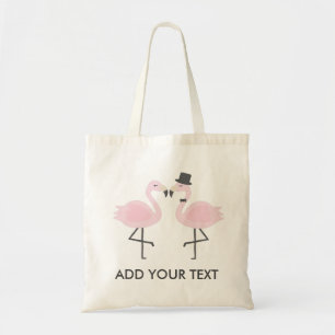 Tote Noiva bonito do flamingo & o bolsa feito sob