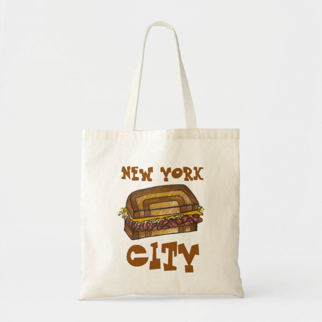 Tote Nova Iorque NYC Deli Reuben Sandwich Bolsa (Frente)