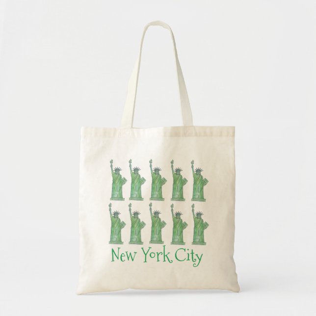 Tote Nova Iorque NYC Lady Statue of Liberty Bolsa (Frente)