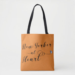 Tote Nova-iorquino na bolsa de compra do coração, NYC