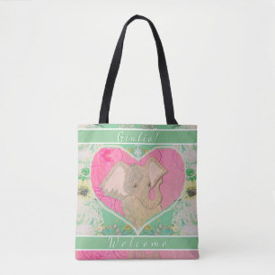 Tote Novo bebê com Bolsa de elefante
