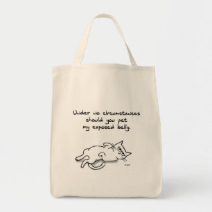 Tote Nunca coloque a barriga do gato - Bolsa de mercado