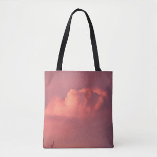 Tote Nuvem vermelha sunset do trovão no bolsa