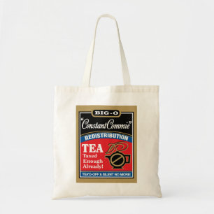 Tote O bolsa 100% do algodão do tea party