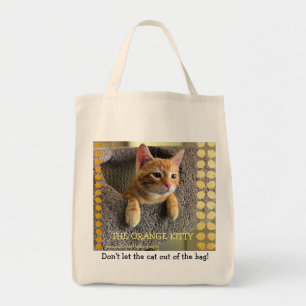 Tote O bolsa alaranjado do gatinho de Bumblesnot: Não