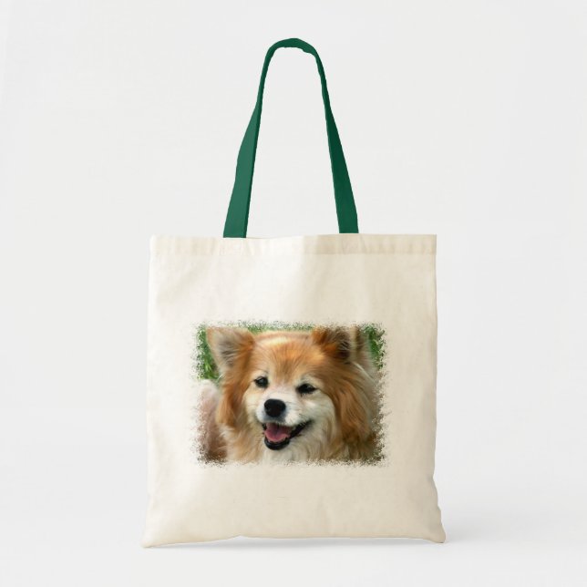 Tote O bolsa ambiental de Pomeranian (Frente)