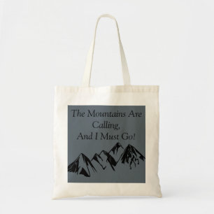 Tote O bolsa - as montanhas estão chamando