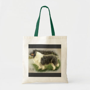 Tote O bolsa áspero azul dos presentes da arte do