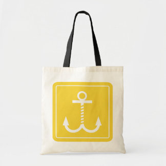 Tote O bolsa ausente do orçamento das âncoras - amarelo