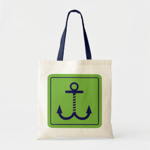 Tote O bolsa ausente do orçamento das âncoras - verde