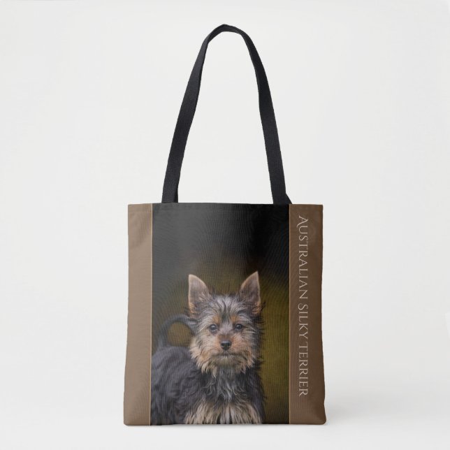 Tote O bolsa australiano de Terrier de seda (Frente)