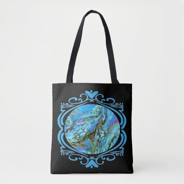 Tote O bolsa azul dois da fantasia (Frente)