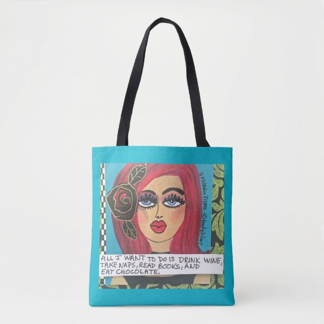 TOTE O BOLSA BAG-ALL QUE EU QUERO FAZER É COMER O (Frente)