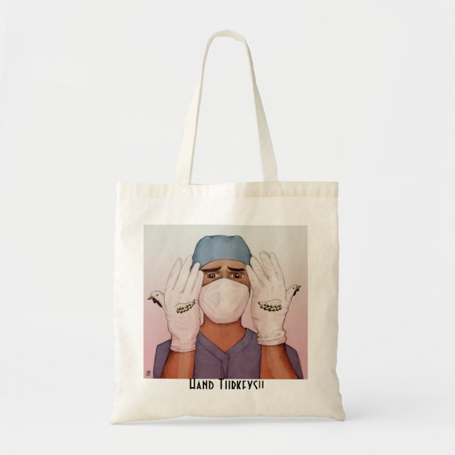Tote O bolsa Bage- de Turquia da mão o cirurgião (Frente)