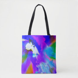 Tote O bolsa bonito da orquídea em cores brilhantes