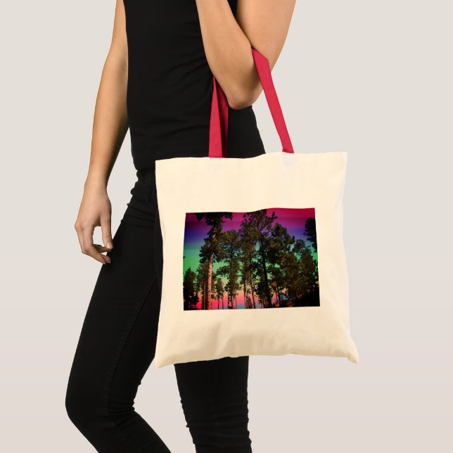 Tote O bolsa bonito do gráfico da árvore (Frente (produto))