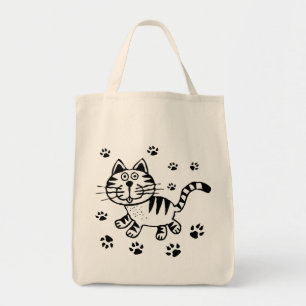 TOTE O BOLSA BONITO DO MANTIMENTO DAS PATAS DO CAT