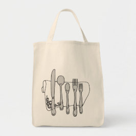 Tote O bolsa branco das canvas de arte do preto da