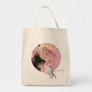Tote O bolsa caído do mantimento