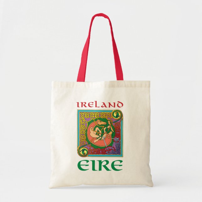 Tote O bolsa celta do motivo de Ireland (Frente)