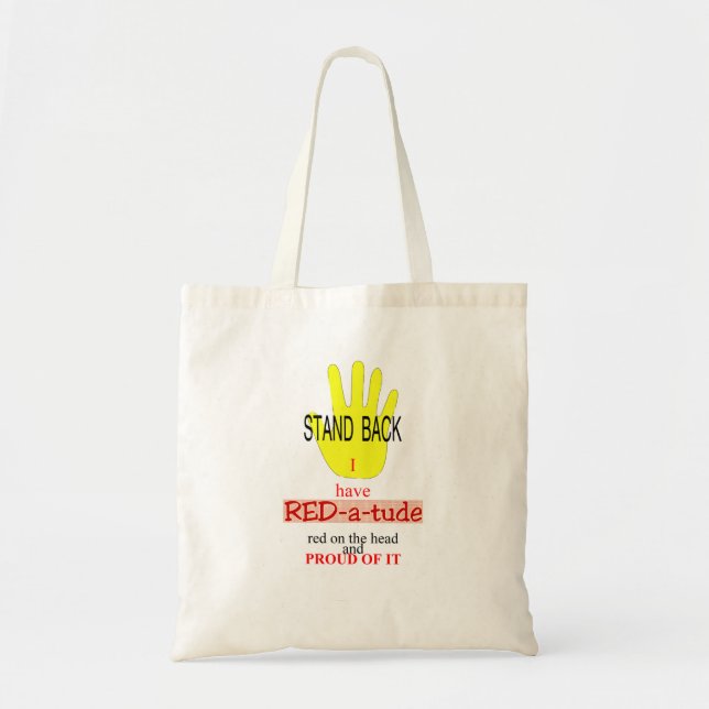 Tote O bolsa com uma atitude (Frente)