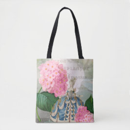 Tote O bolsa cor-de-rosa das flores de Marie Antoinette