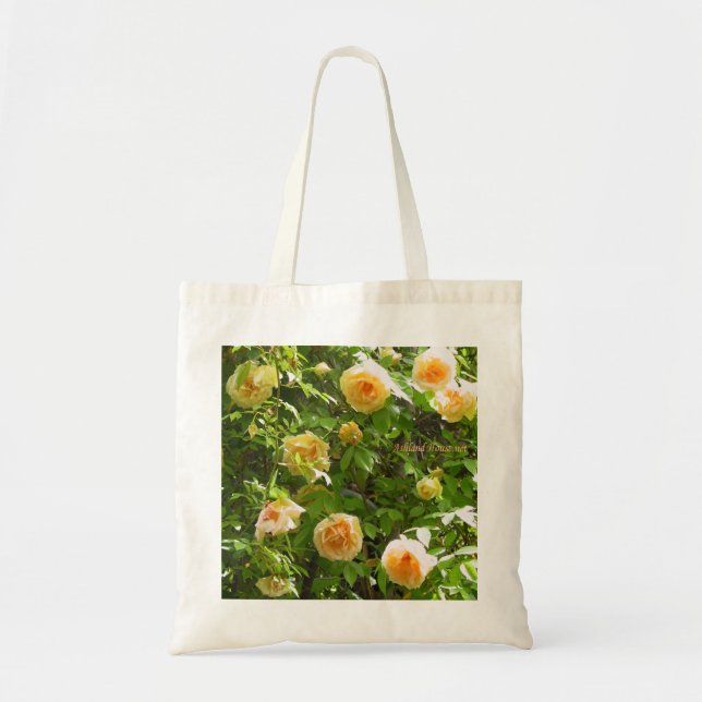 Tote O bolsa cor-de-rosa de escalada amarelo (Frente)