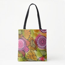 O bolsa cor-de-rosa de Swirly