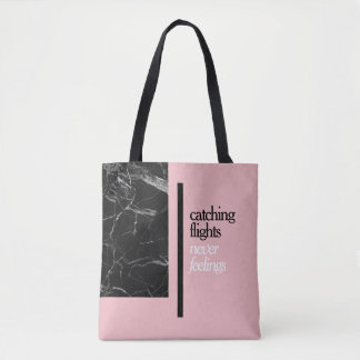 Tote O bolsa cor-de-rosa de travamento dos vôos
